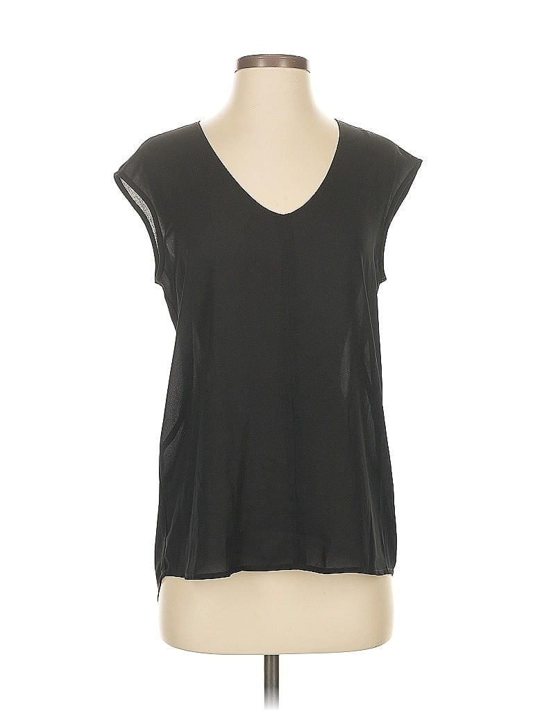 Pre-owned J.crew Factory Store Sleeveless T-shirt In Black