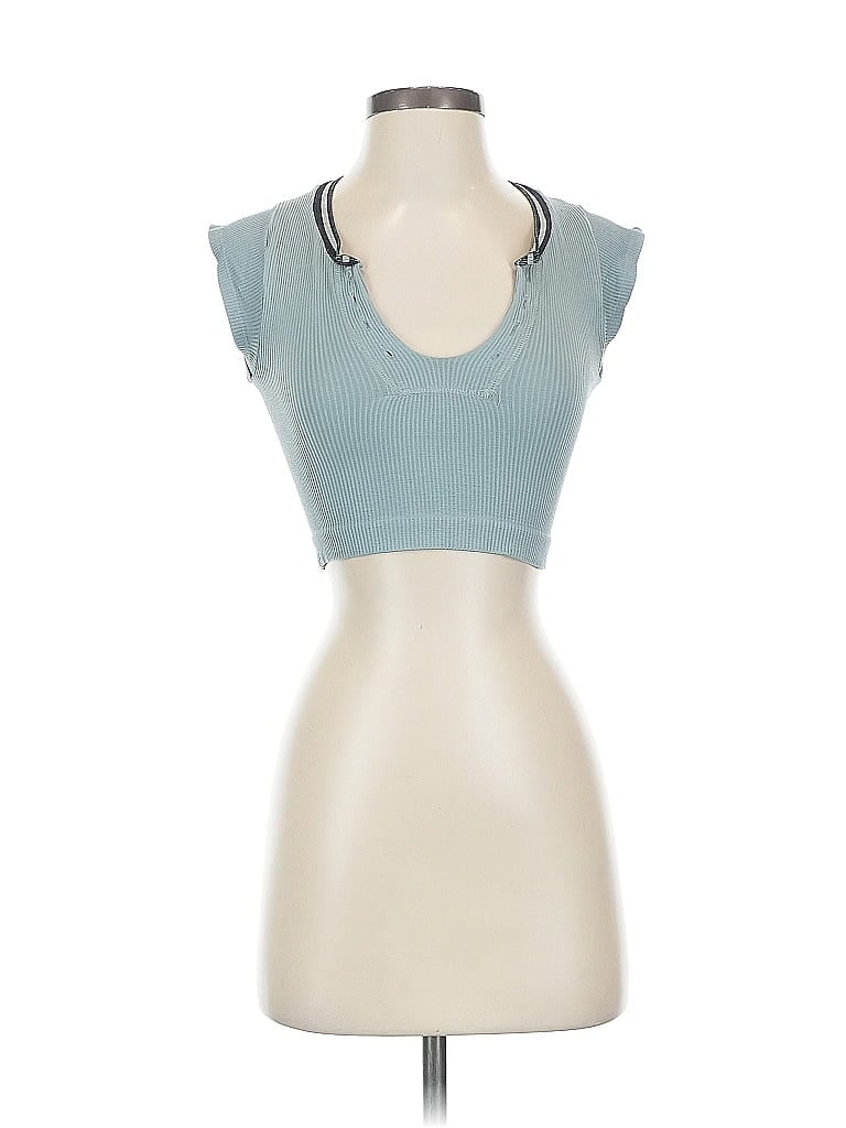 Pre-owned Out From Under Sleeveless T-shirt In Blue