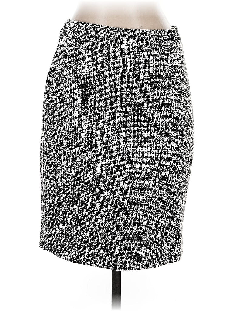 Pre-owned Ann Taylor Formal Skirt In Gray