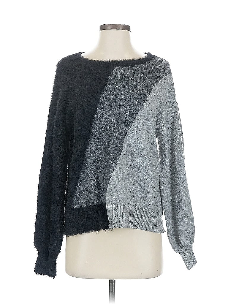 Pre-owned Vince Camuto Pullover Sweater In Gray