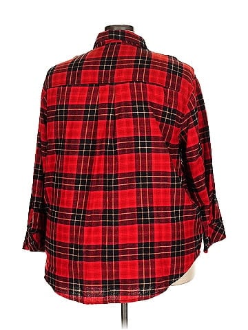 Wild Fable 3/4 Sleeve Button-Down Shirt (view 2)