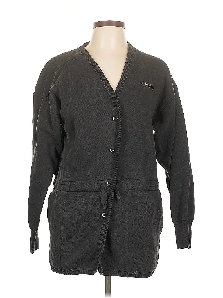 Pre-owned Sonia Rykiel Cardigan Sweater In Black