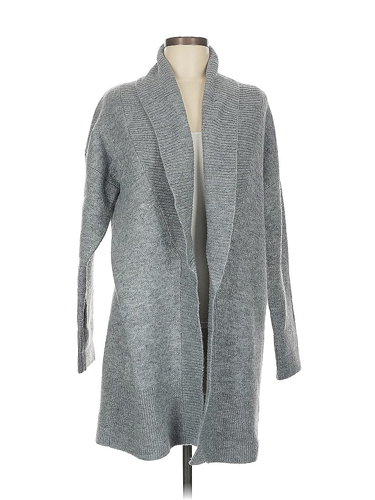 Pre-owned Time And Tru Cardigan Sweater In Gray