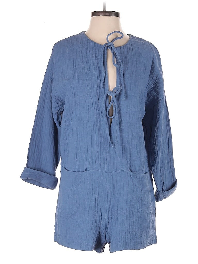 Pre-owned Zara Romper In Blue