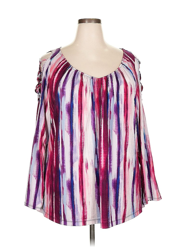 JENNIFER LOPEZ Pre-owned Tank Top Pink Cold Shoulder Neckline Tops