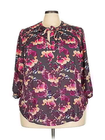 Torrid 3/4 Sleeve Blouse (view 1)