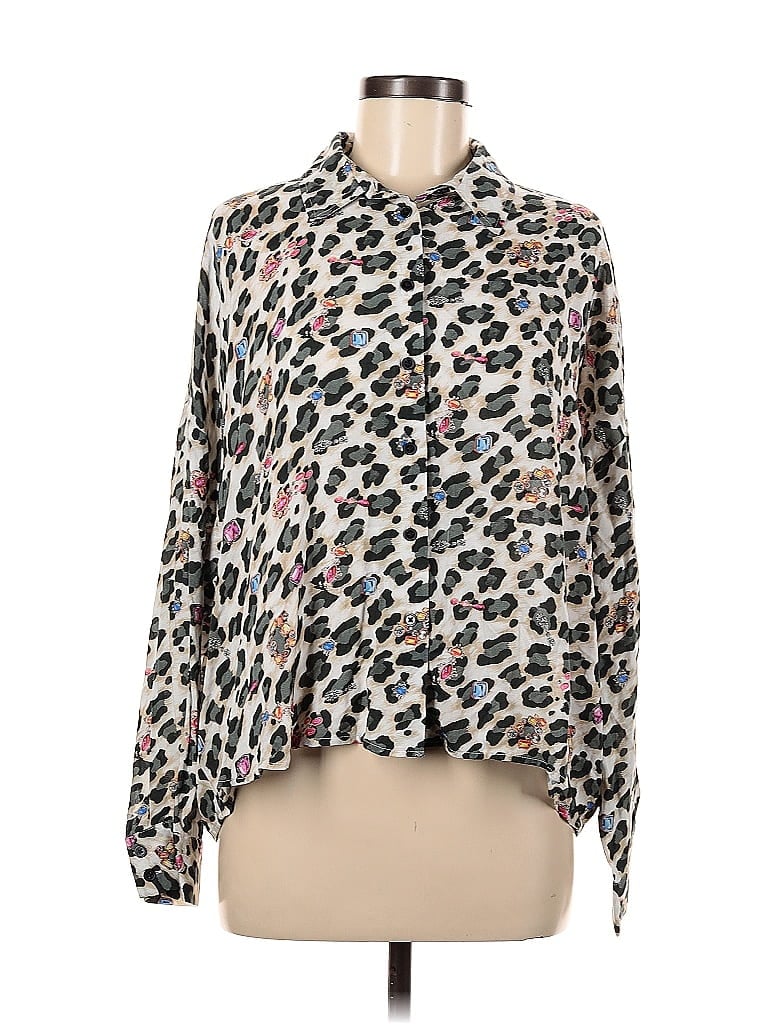 Asos Design Long Sleeve Blouse In White