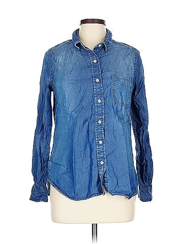 Mossimo Supply Co. Long Sleeve Button-Down Shirt (view 1)