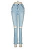 DL1961 Hearts Blue Jeans Size 28 waist - photo 1