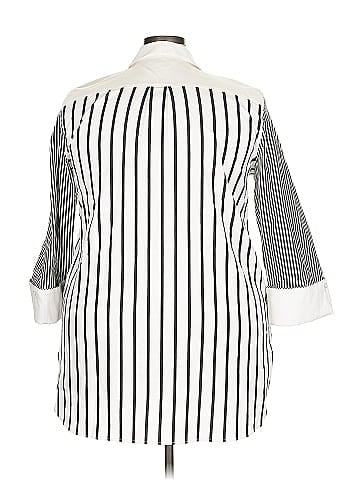 Chico's 3/4 Sleeve Button-Down Shirt (view 2)