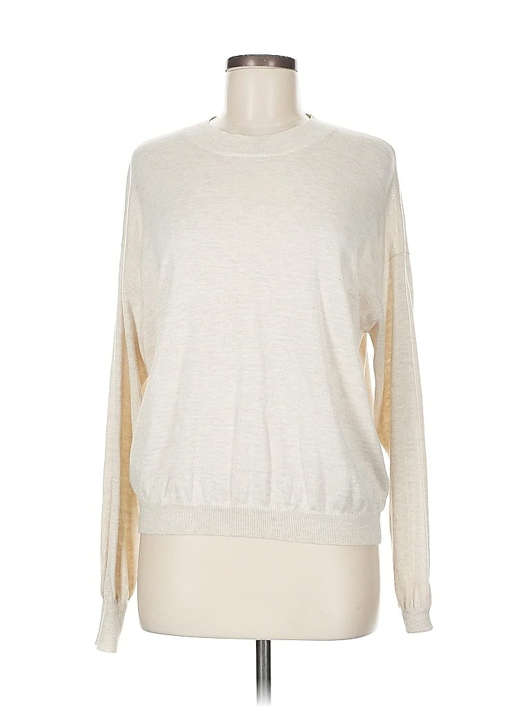 Pre-owned Bp. Pullover Sweater In White