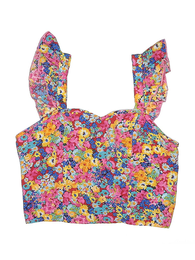 Pre-owned Shein Kids' Sleeveless Blouse In Pink