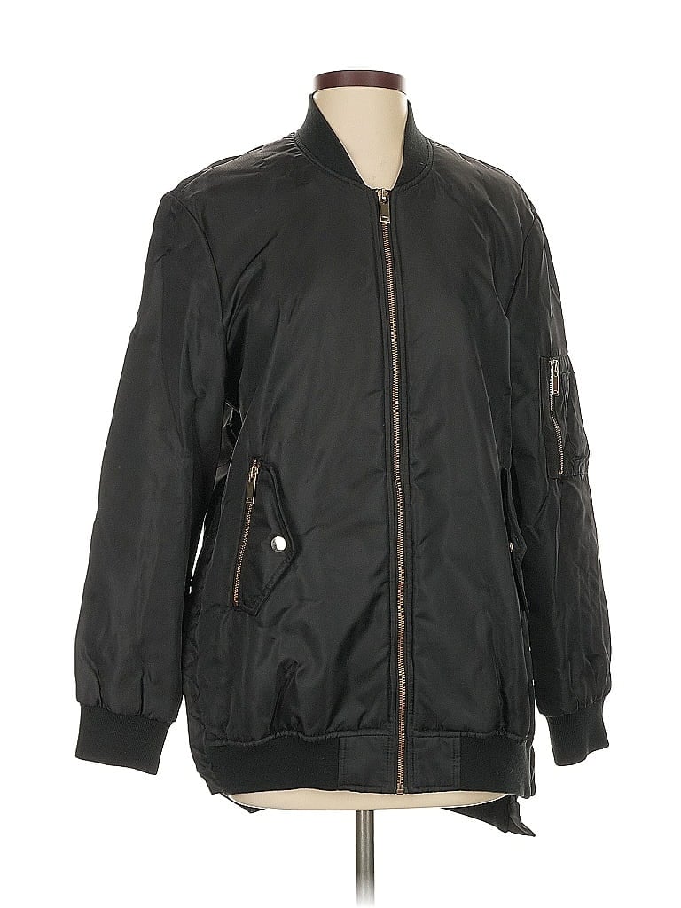 Pre-owned Zara Basic Jacket In Black