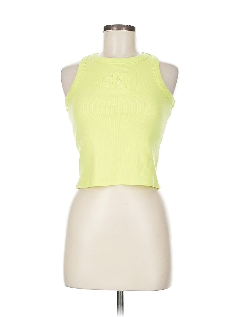 Pre-owned Calvin Klein Jeans Est.1978 Calvin Klein Jeans Tank Top In Yellow