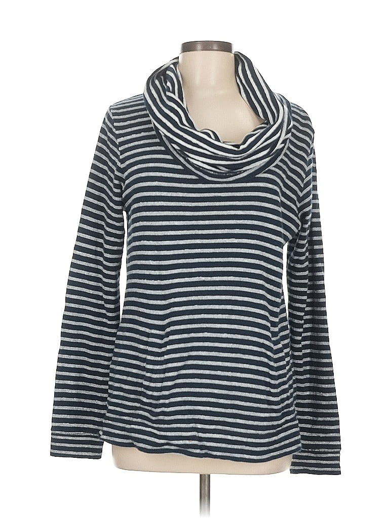 Pre-owned J.crew Factory Store Pullover Sweater In Blue