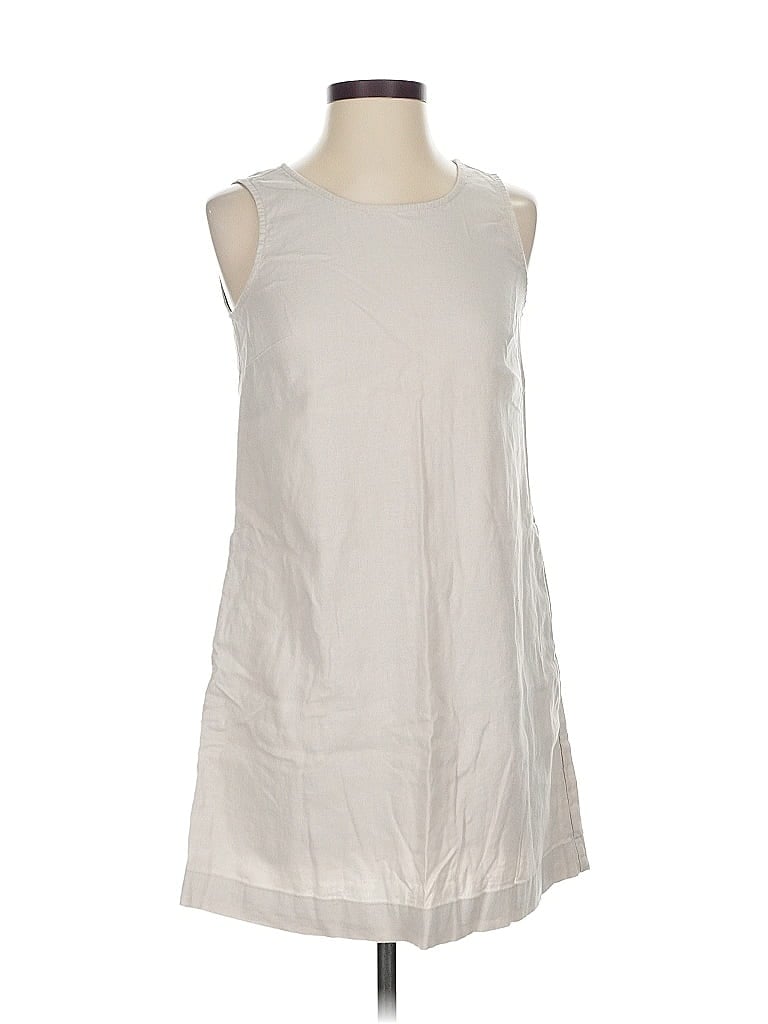 Pre-owned J.crew Factory Store Casual Dress In White