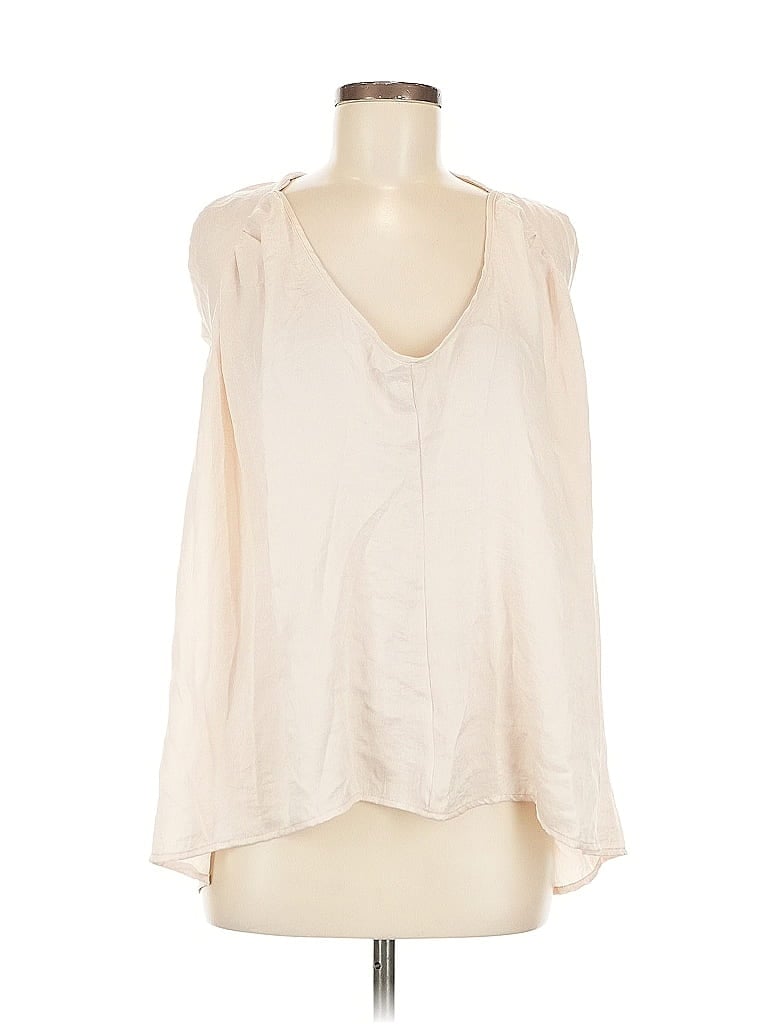 Pre-owned Entro Sleeveless Blouse In Brown