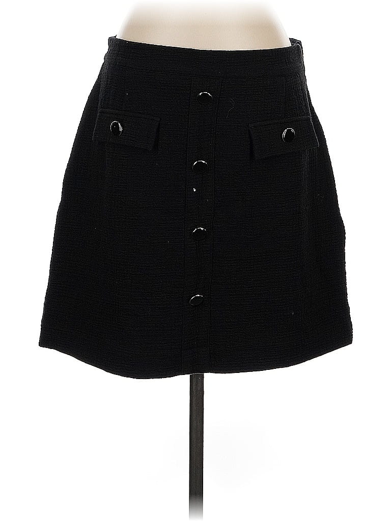 Pre-owned Maeve By Anthropologie Casual Skirt In Black