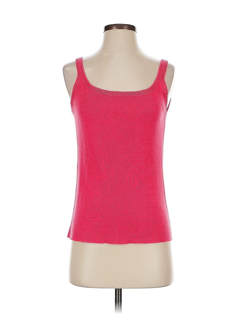 Pre-owned Eileen Fisher Tank Top Pink Strapless Neckline Tops