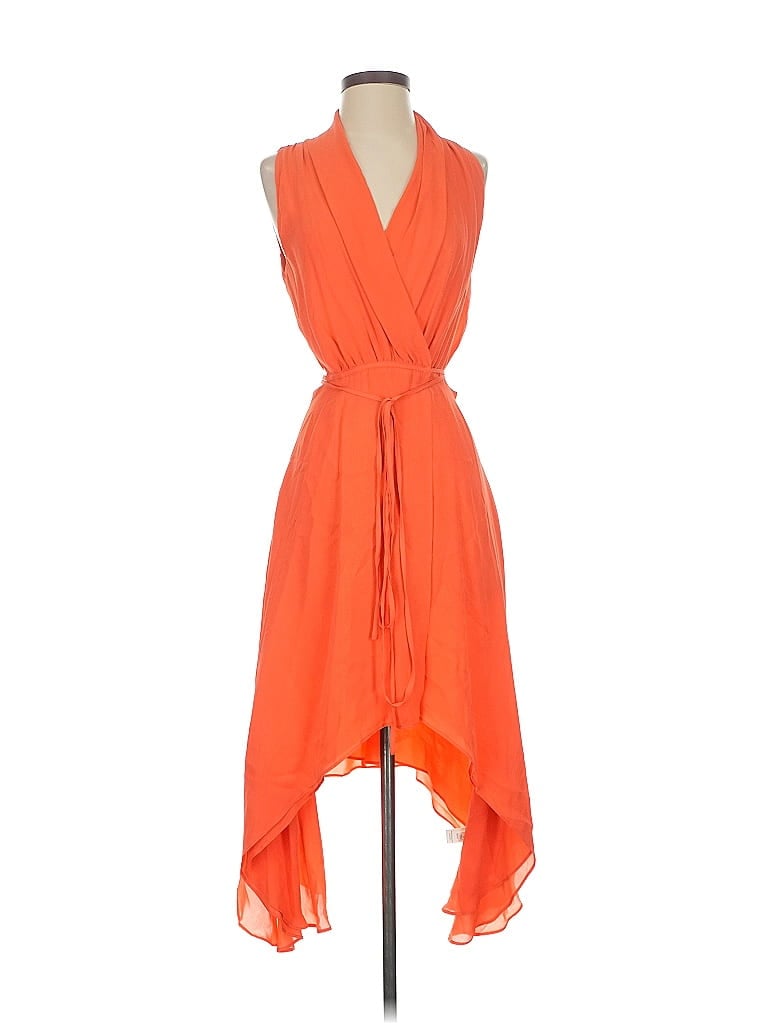 Pre-owned Rebecca Minkoff Cocktail Dress In Orange
