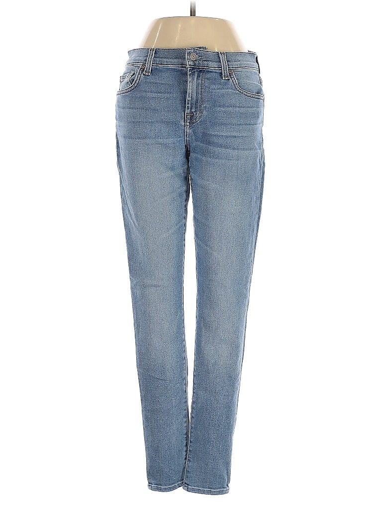 Pre-owned 7 For All Mankind Jeans In Blue