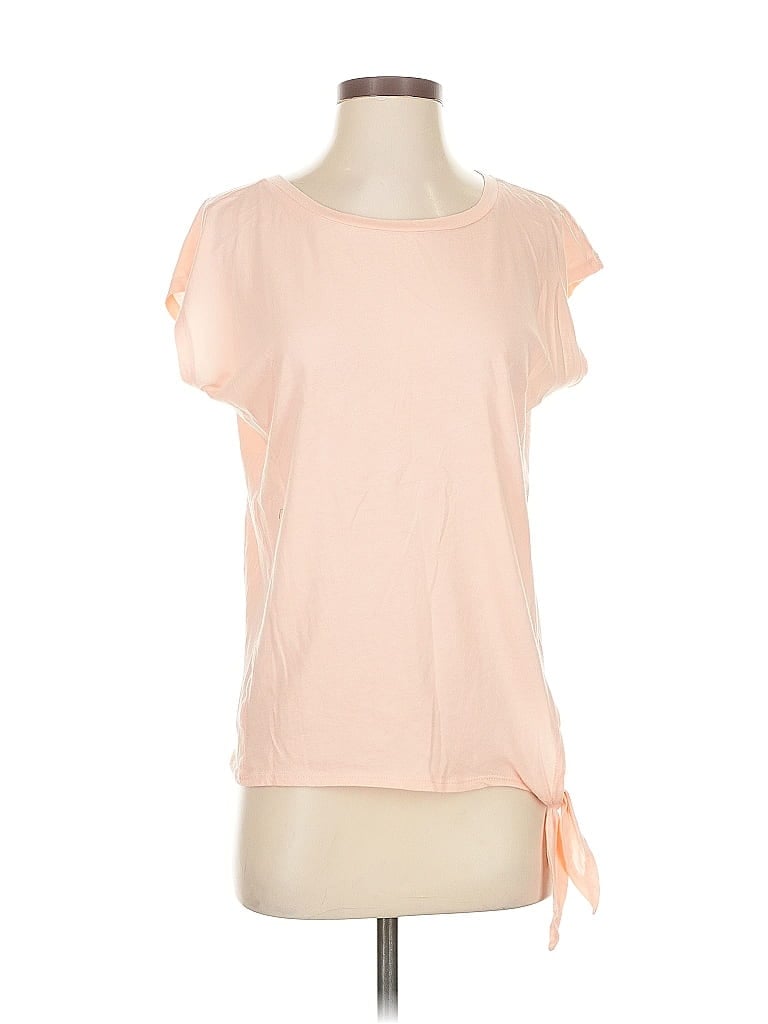 Pre-owned Ann Taylor Loft Short Sleeve T-shirt In Pink