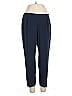 J.Crew Collection 100% Polyester Solid Blue Active Pants Size 10 - photo 1