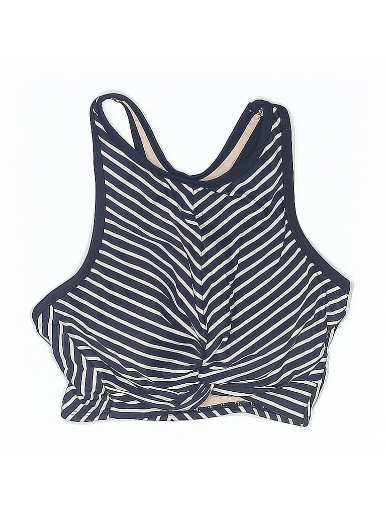 Pre-owned Kona Sol Swimsuit Top Blue Swimwear