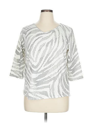 Chico's 3/4 Sleeve T-Shirt (view 1)