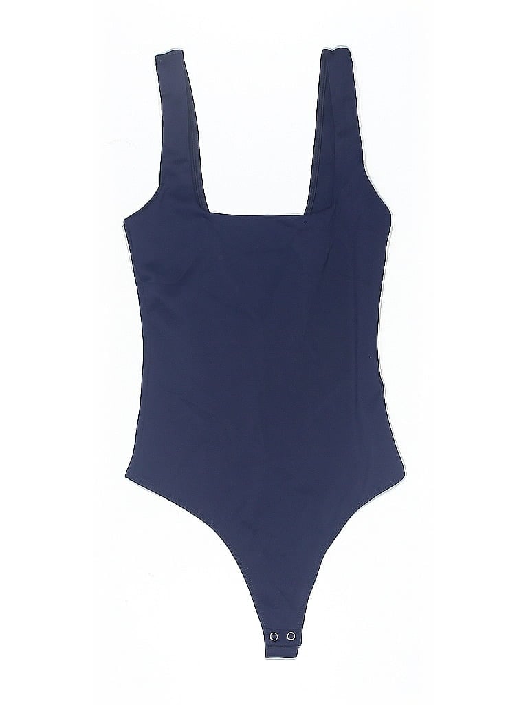 Pre-owned Good American One Piece Swimsuit In Blue