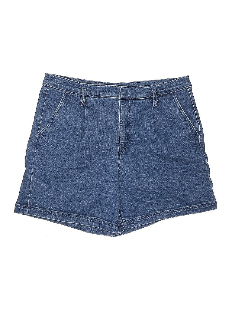 Pre-owned Ann Taylor Denim Shorts In Blue