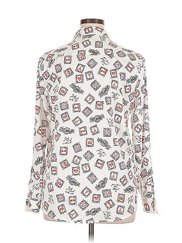 Karl Lagerfeld Paris Long Sleeve Blouse (view 2)