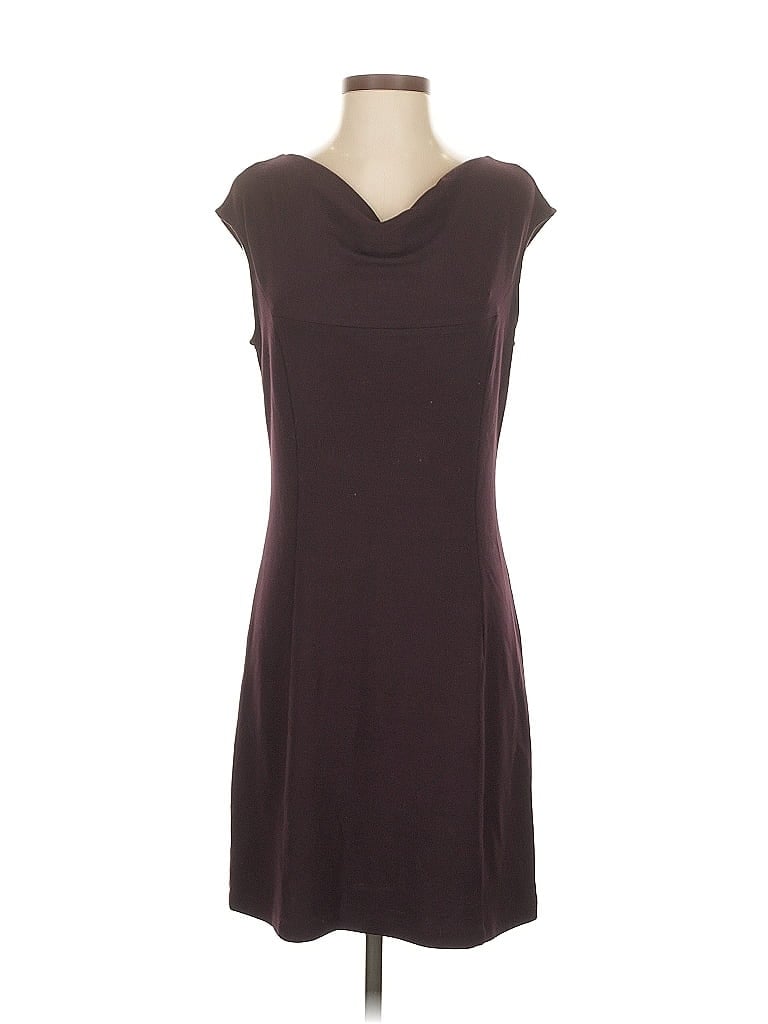 Pre-owned Ann Taylor Casual Dress In Burgundy