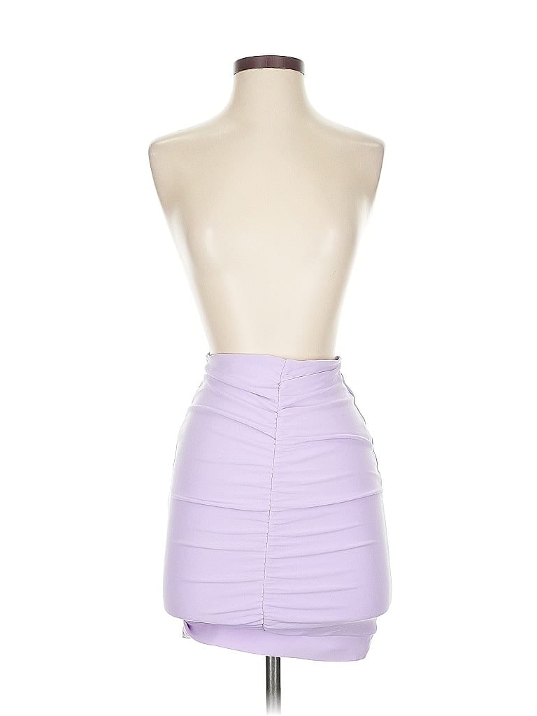 Pre-owned Fashion Nova Tube Top Purple Strapless Neckline Tops