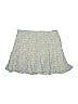 Dress Forum 100% Polyester Hearts Blue Green Skort Size L - photo 2