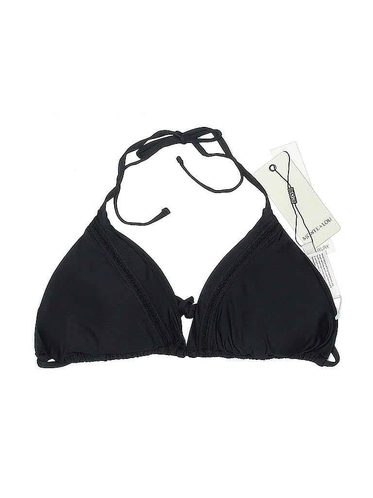 Monte And Lou Swimsuit Top Black Swimwear