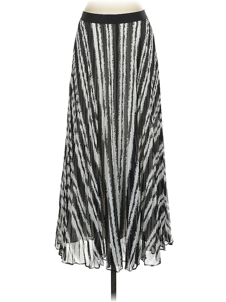 Pre-owned Ann Taylor Casual Skirt In Silver