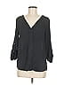 Zara Basic Black 3/4 Sleeve Blouse Size M - photo 1