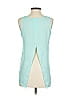 Express 100% Polyester Teal Tank Top Size S - photo 2