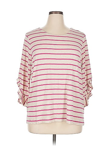 Chico's 3/4 Sleeve T-Shirt (view 1)
