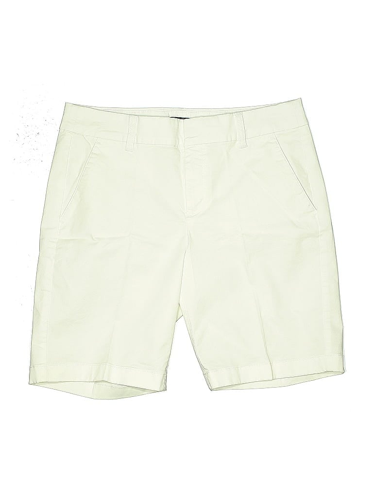 Pre-owned J.crew Factory Store Khaki Shorts In White
