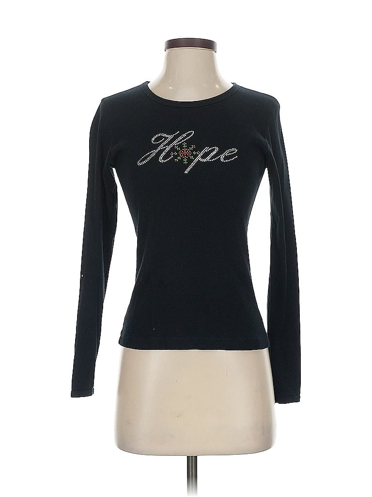 Pre-owned Assorted Brands Long Sleeve T-shirt In Black