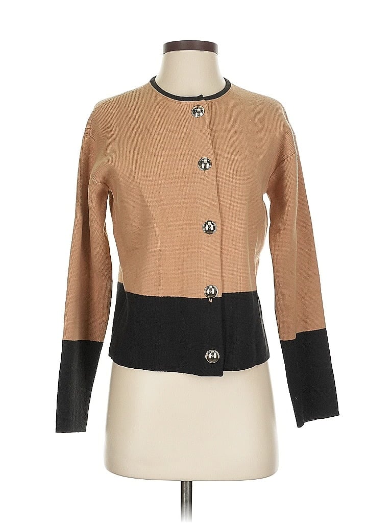 Pre-owned Ann Taylor Cardigan Sweater In Brown