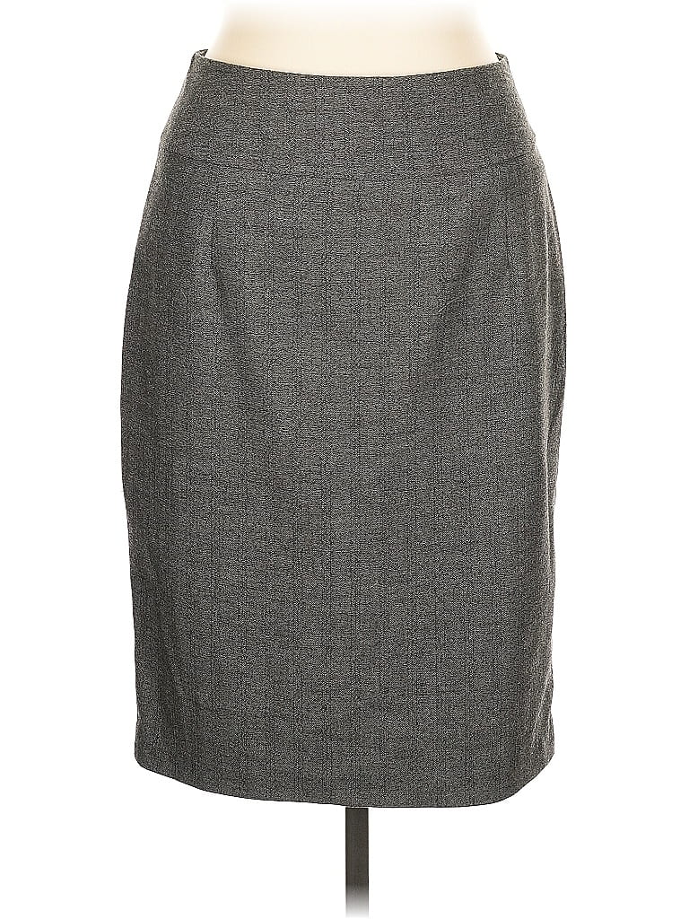 Pre-owned Mossimo Formal Skirt In Gray