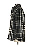 H&M 100% Polyester Plaid Gray Coat Size XS - photo 5