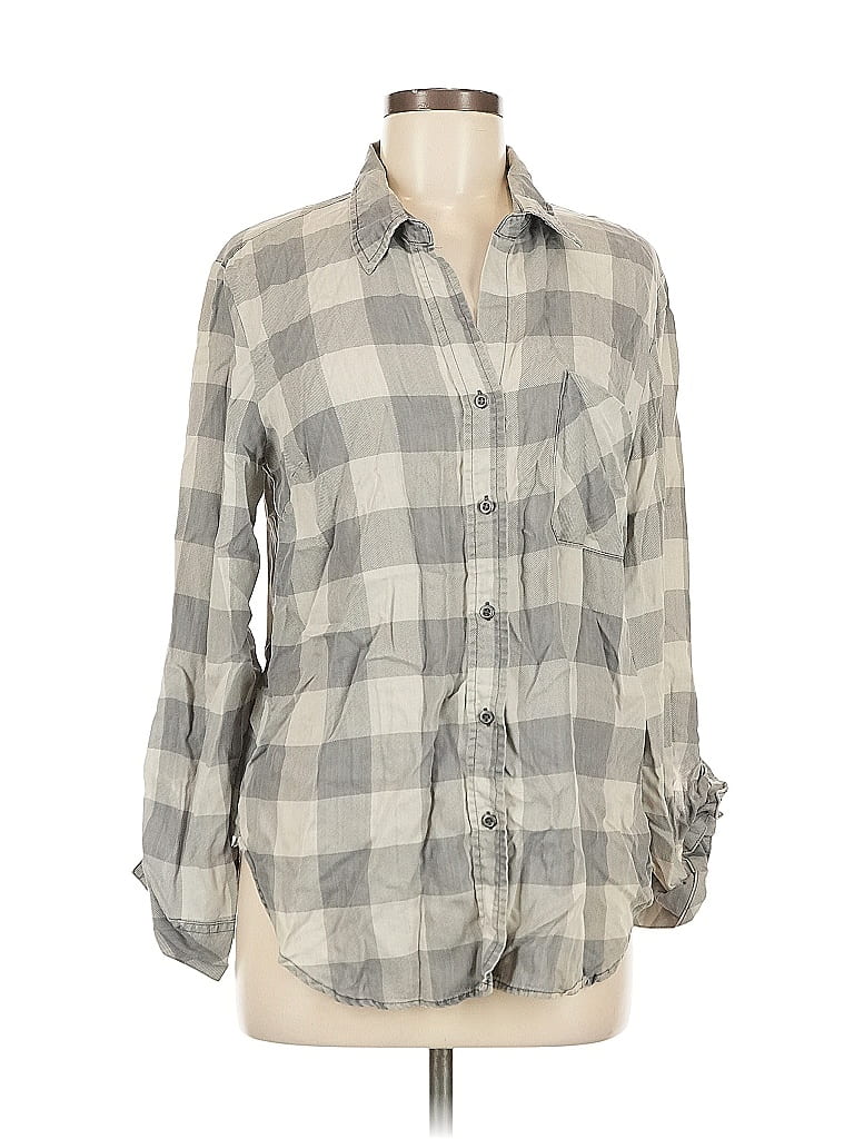 Pre-owned Billy T Long Sleeve Button Down Shirt In Gray