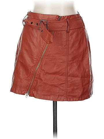 Free People Faux Leather Skirt (view 1)