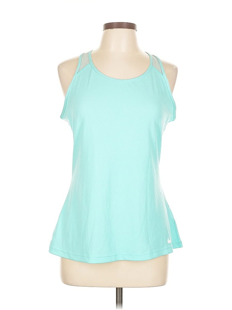 Pre-owned Nike Active Tank Top In Blue