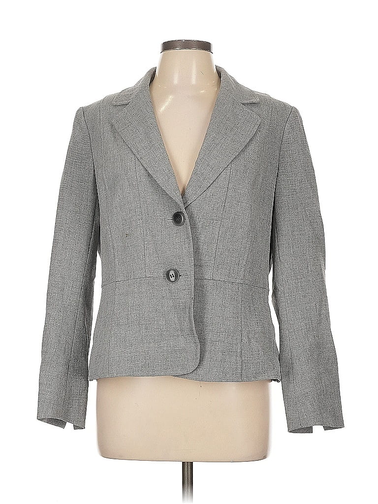 Pre-owned Kasper Blazer Jacket In Gray