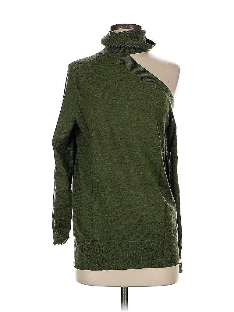 Pre-owned L'agence Turtleneck Sweater In Green